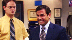 meme of Michael from The Office looking embarrassed