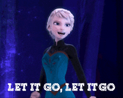gif of Elsa singing let it go