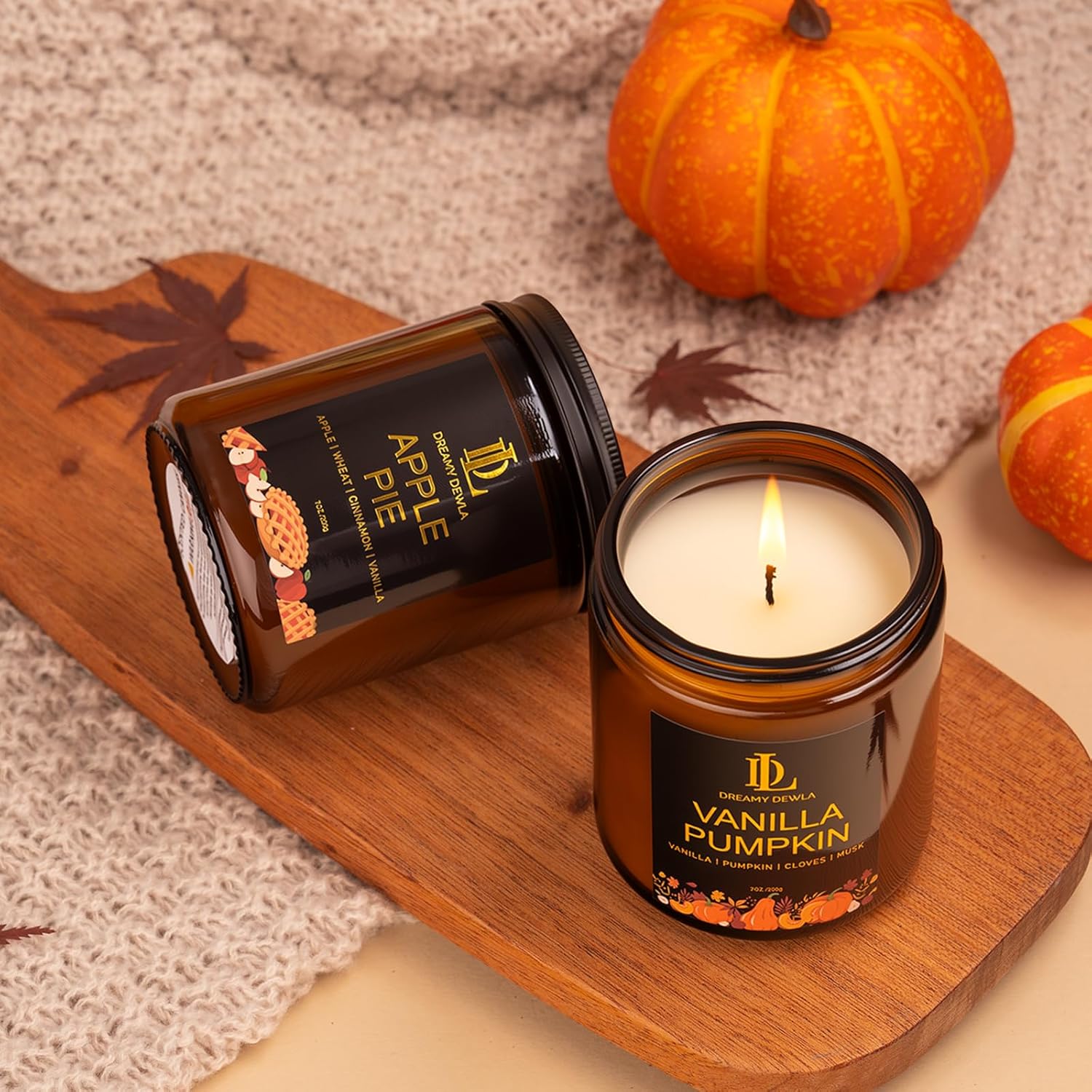 Vanilla Pumpkin Scented Candle